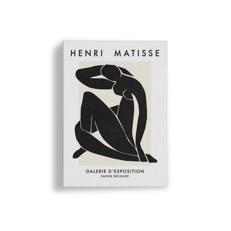 Poster Hub - Henri Mattisse Noir Art Framed