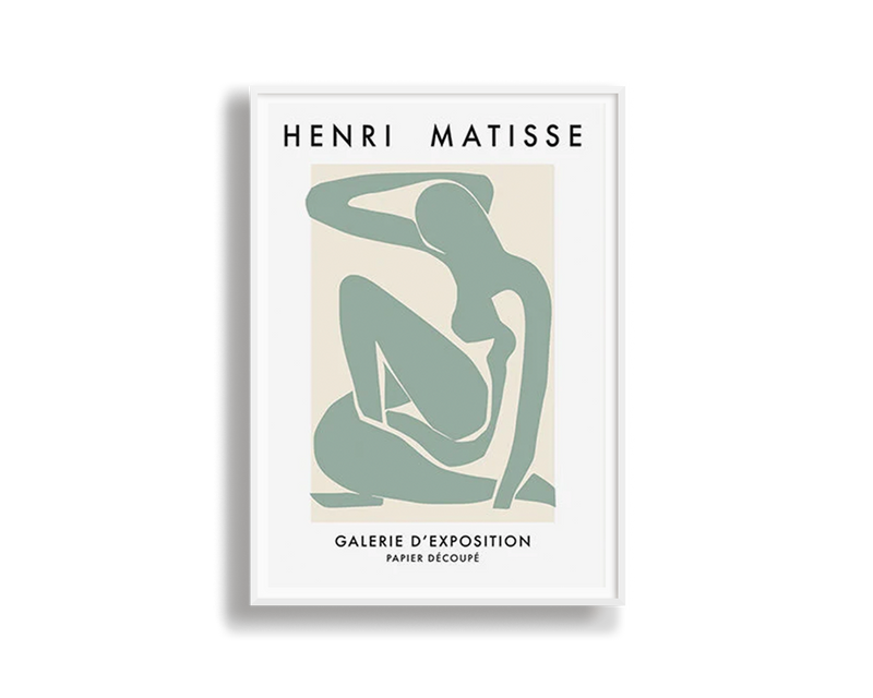 Poster Hub - Henri Mattisse Verte Art Framed