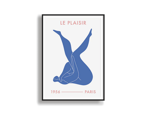 Poster Hub - La Plaisir Art Framed