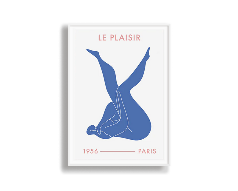 Poster Hub - La Plaisir Art Framed