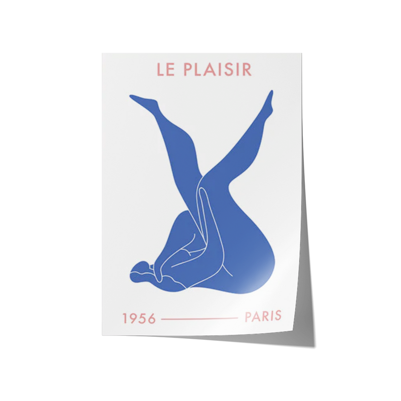 Poster Hub - La Plaisir Art Framed