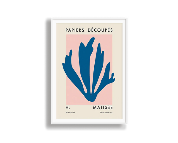 Poster Hub - Matisse Cutout Blue