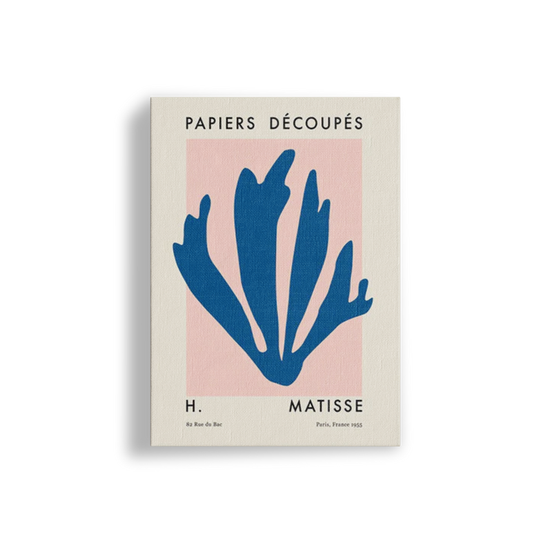 Poster Hub - Matisse Cutout Blue