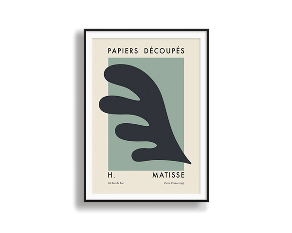 Poster Hub - Matisse Cutout Green