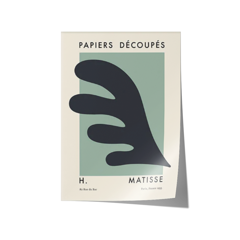 Poster Hub - Matisse Cutout Green