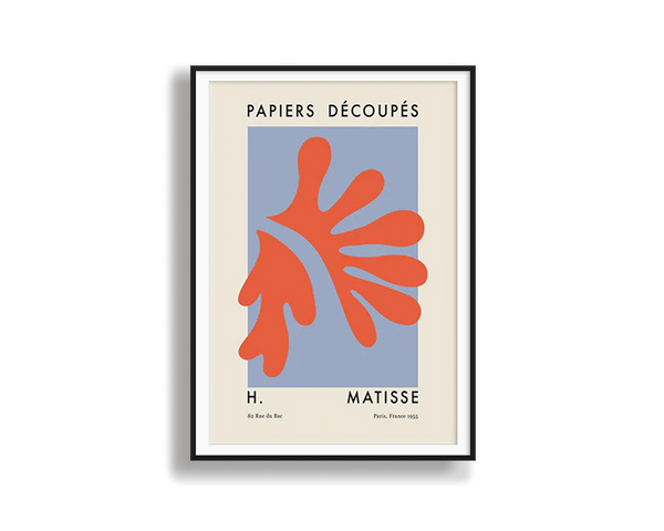 Poster Hub - Matisse Cutout Orange