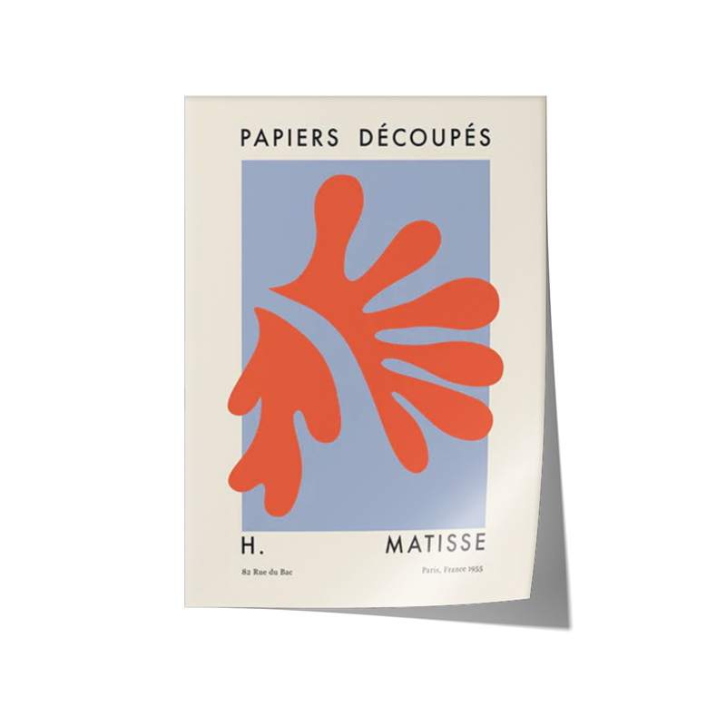 Poster Hub - Matisse Cutout Orange