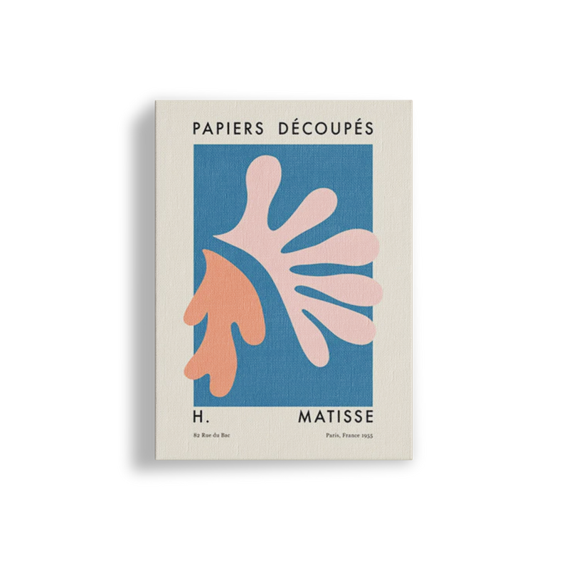 Poster Hub - Matisse Cutout Pink Orange