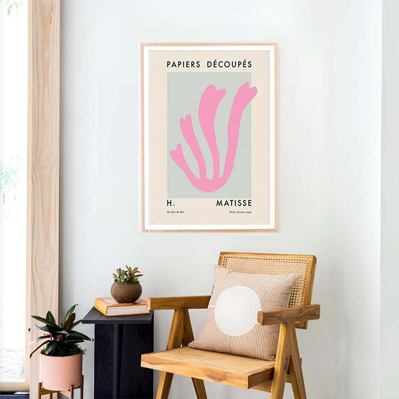 Poster Hub - Matisse Cutout Pink