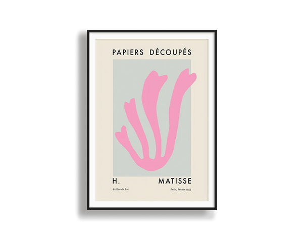 Poster Hub - Matisse Cutout Pink