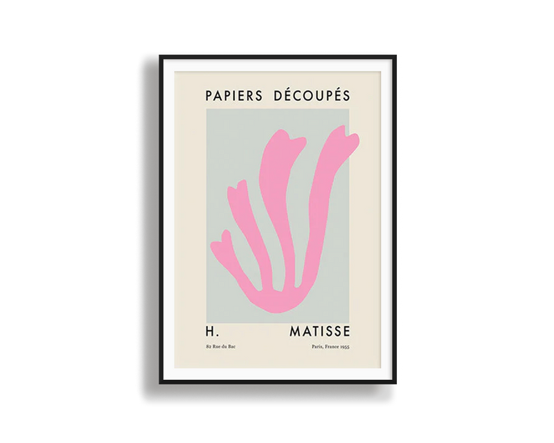 Poster Hub - Matisse Cutout Pink