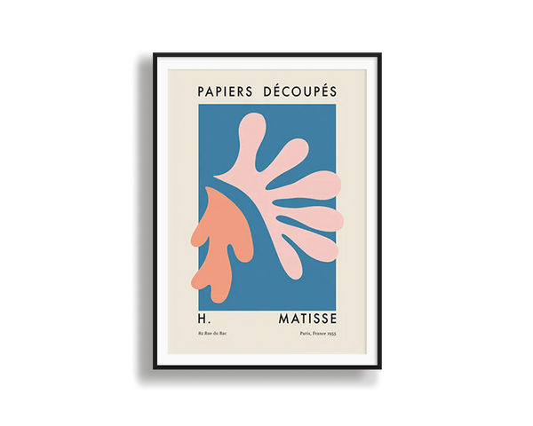 Poster Hub - Matisse Cutout Pink Orange