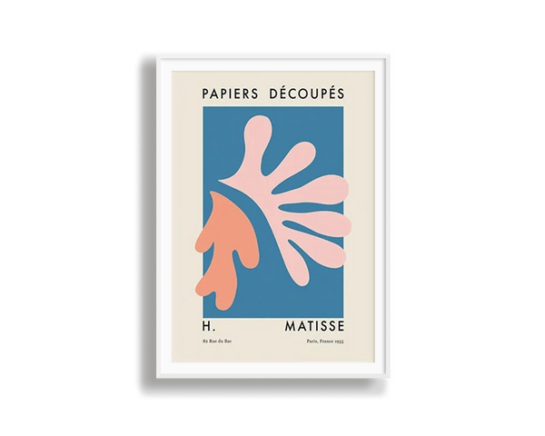 Poster Hub - Matisse Cutout Pink Orange