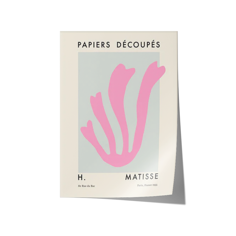 Poster Hub - Matisse Cutout Pink