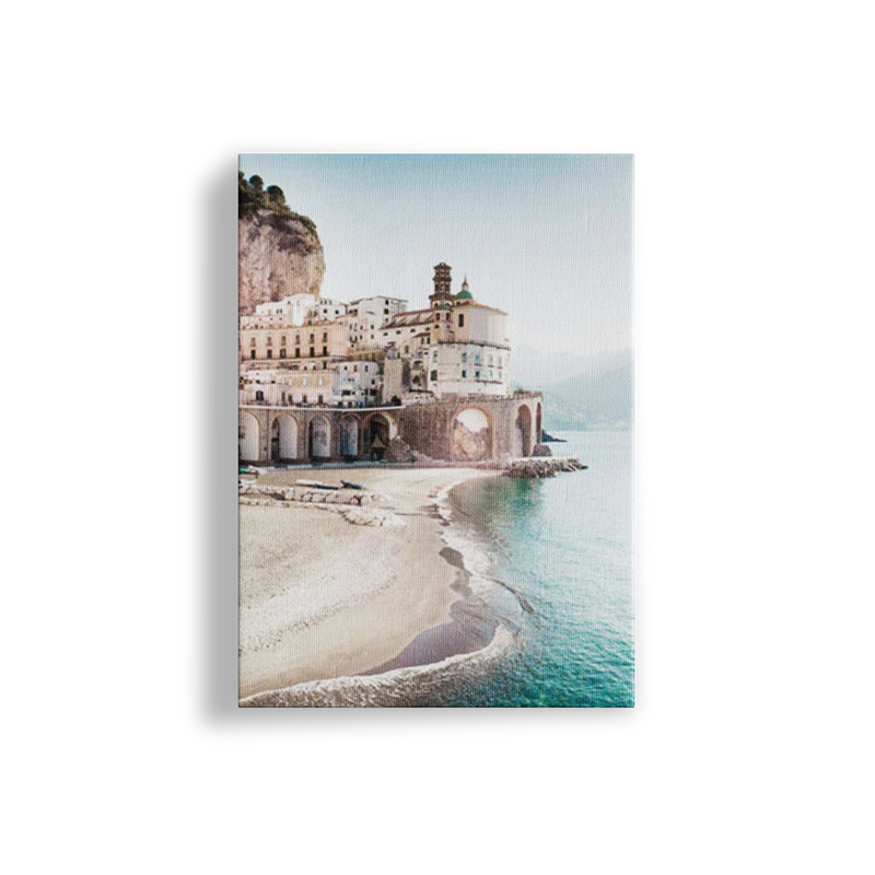 Poster Hub - Morning In Amalfi Art Framed