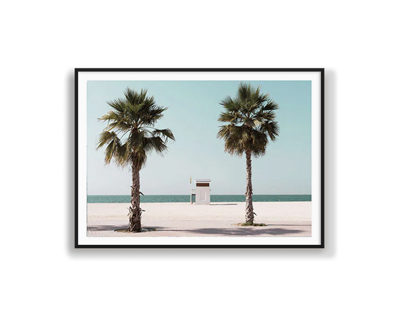 Poster Hub - Perfect Beach Art Framed