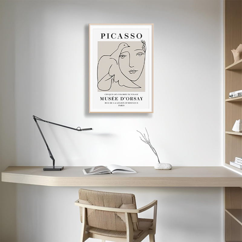 Poster Hub - Picasso Croquis Art Framed