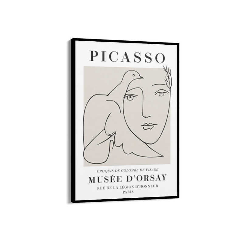 Poster Hub - Picasso Croquis Art Framed