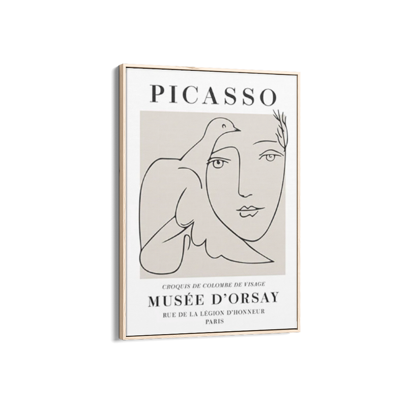 Poster Hub - Picasso Croquis Art Framed