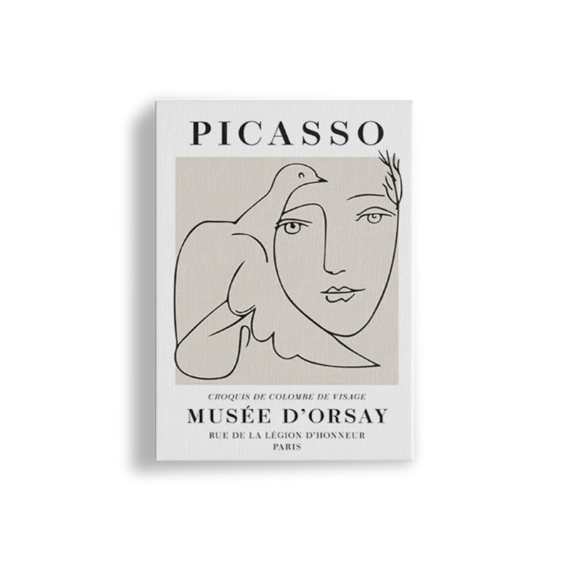 Poster Hub - Picasso Croquis Art Framed