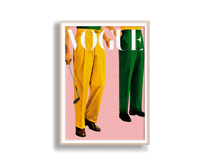 Poster Hub - Vogue Golf Issue