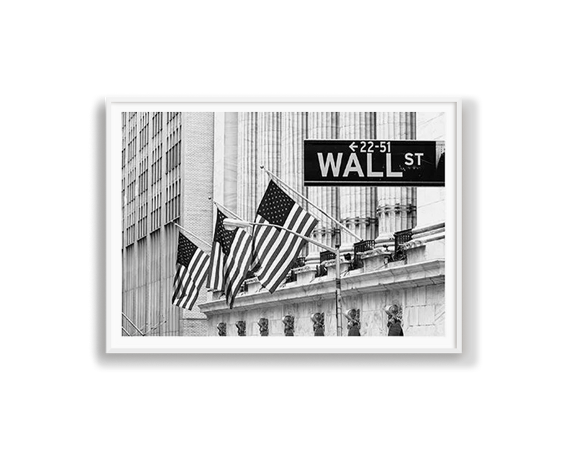 Poster Hub - Wall Street Art Framed