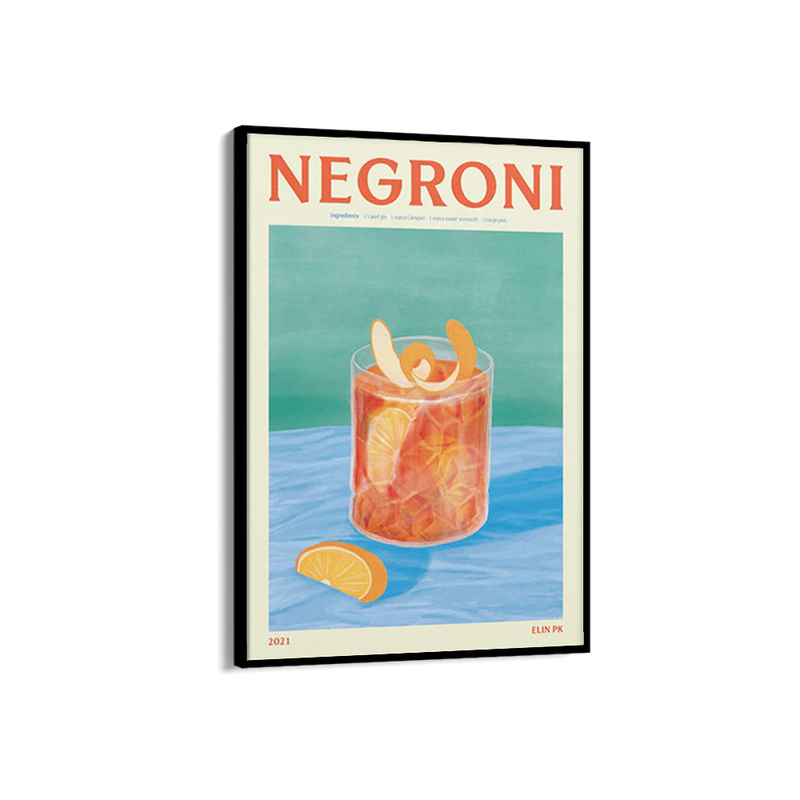 Poster Hub - Negroni Drink