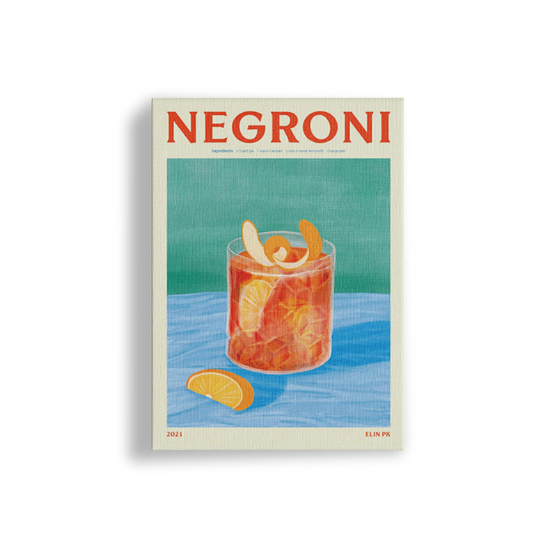 Poster Hub - Negroni Drink