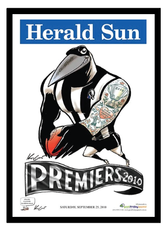 Herald Sun 2010 Framed Poster