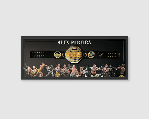 Alex Pereira Signed Full Size UFC Belt