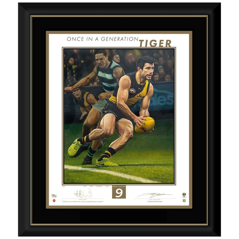 Richmond Tigers – Trent Cotchin Tribute Jamie Cooper Framed Lithograph