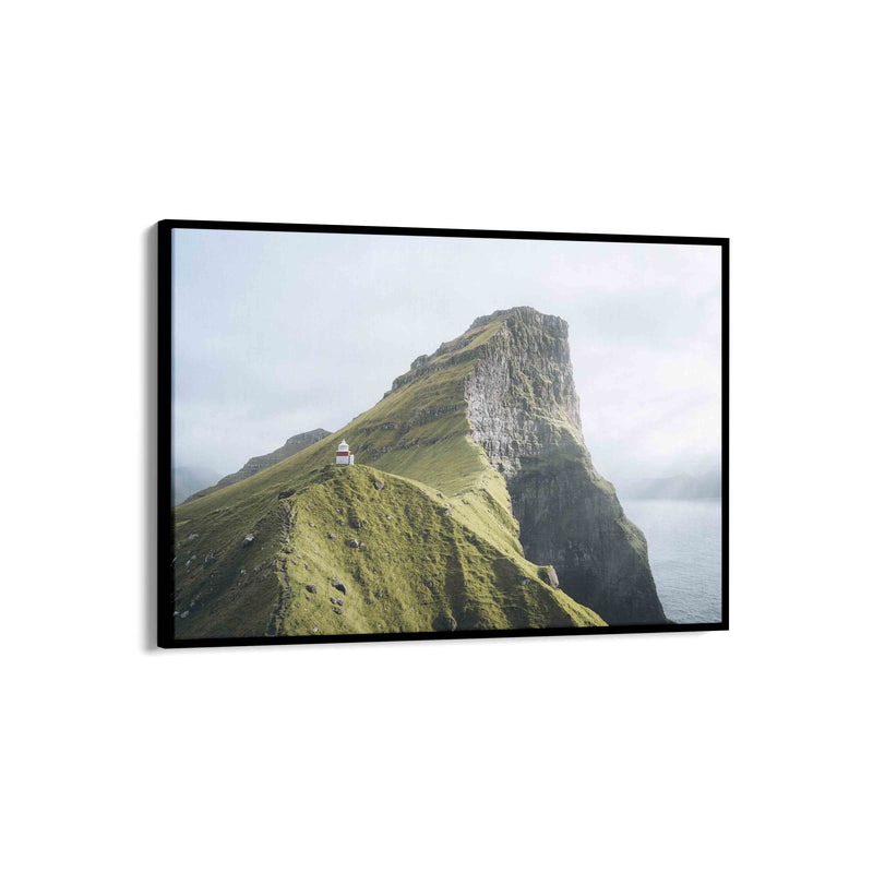 Black frame canvas_ Faroe Island