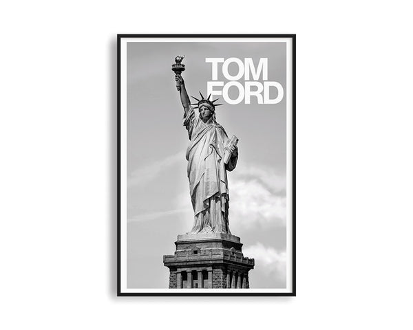 Tom ford black frame print