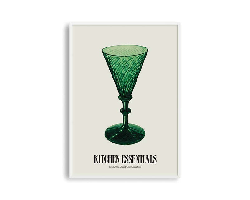 Poster Hub - Sherry Wine Glass Poster