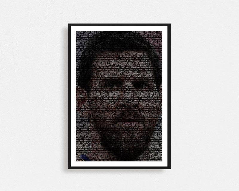 Lionel Messi Typography