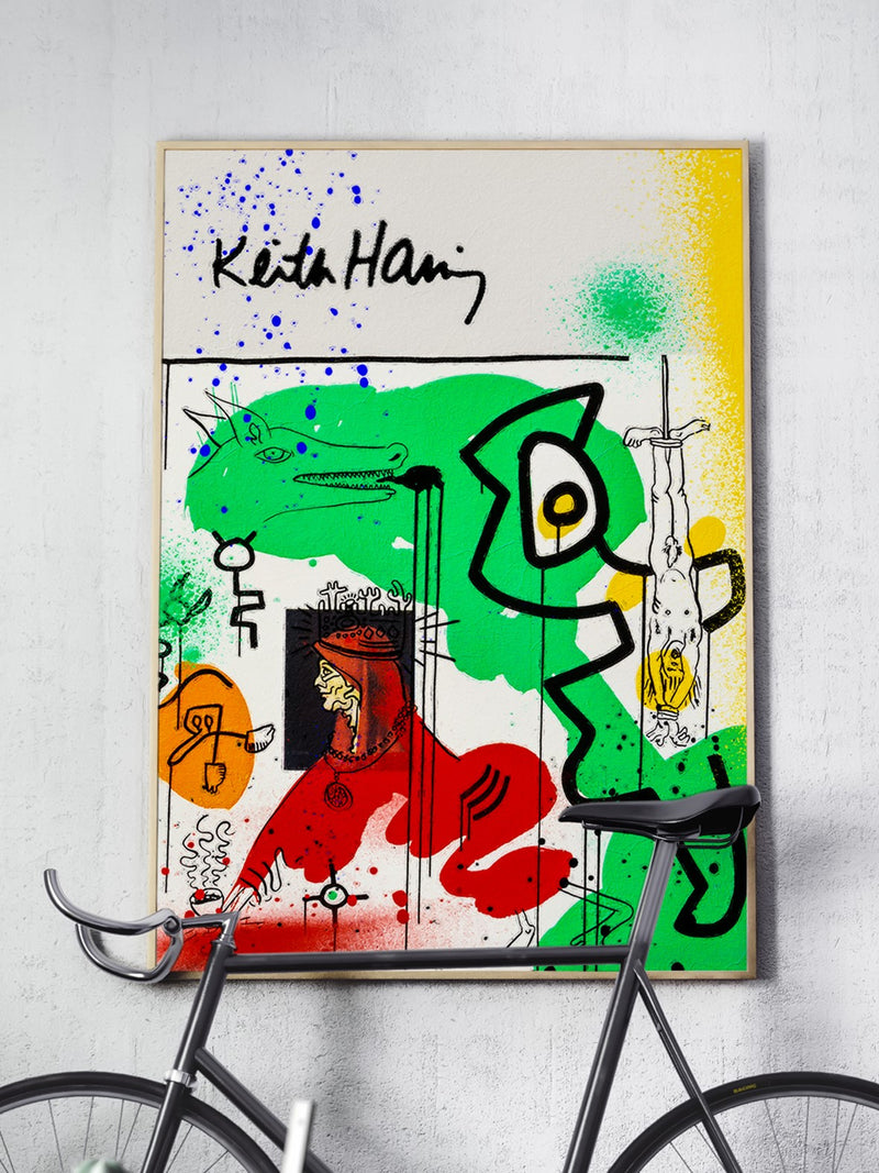 GraffArt - Keith Haring Green