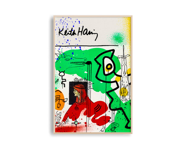 GraffArt - Keith Haring Green