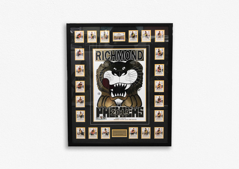 Richmond 2019 Premiers Weg art Framed