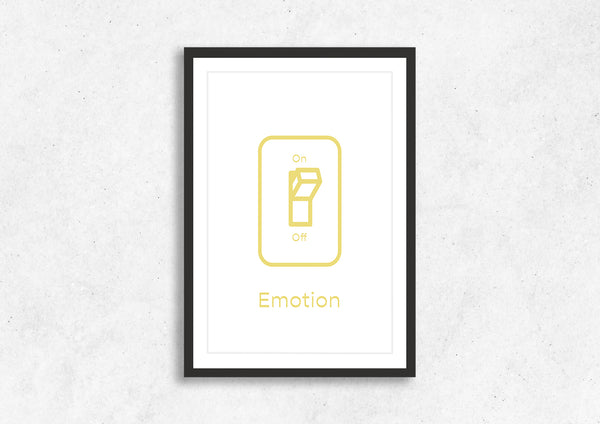 Emotional Switch Framed Wall Art #1