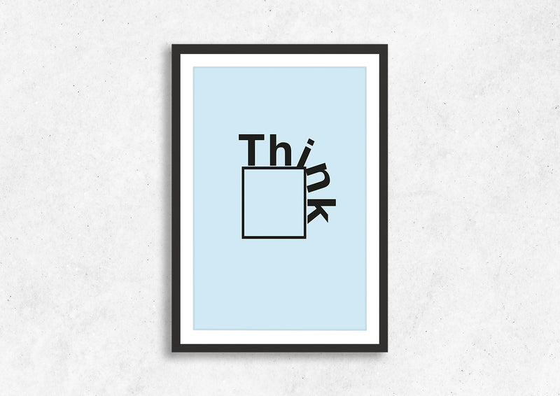 Think Outside The Box 4 Framed Wall Art