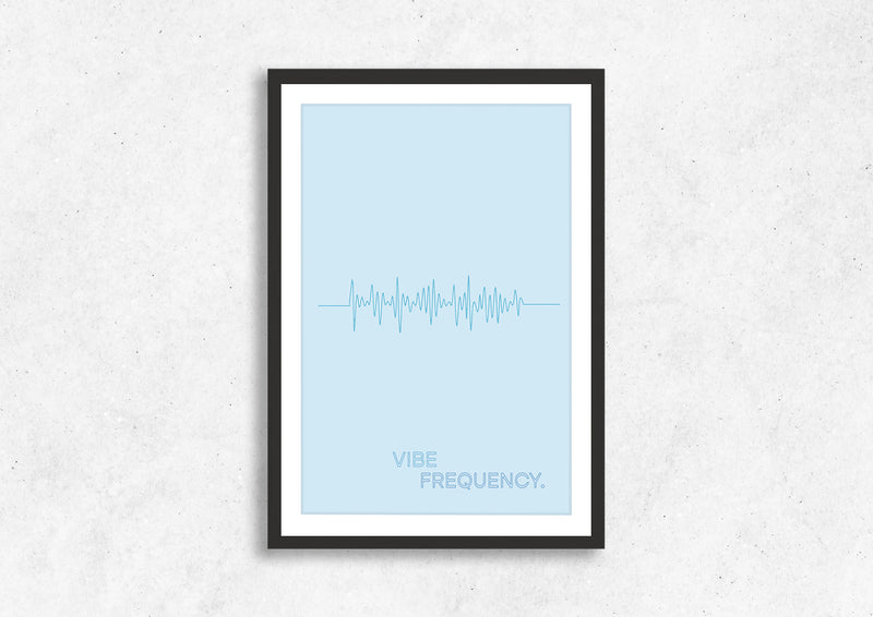 Vibe Frequency 4 Framed Wall Art