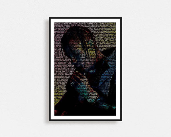 Travis Scott Typography Frame