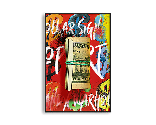 GraffArt - Andy Warhol Dollar #3