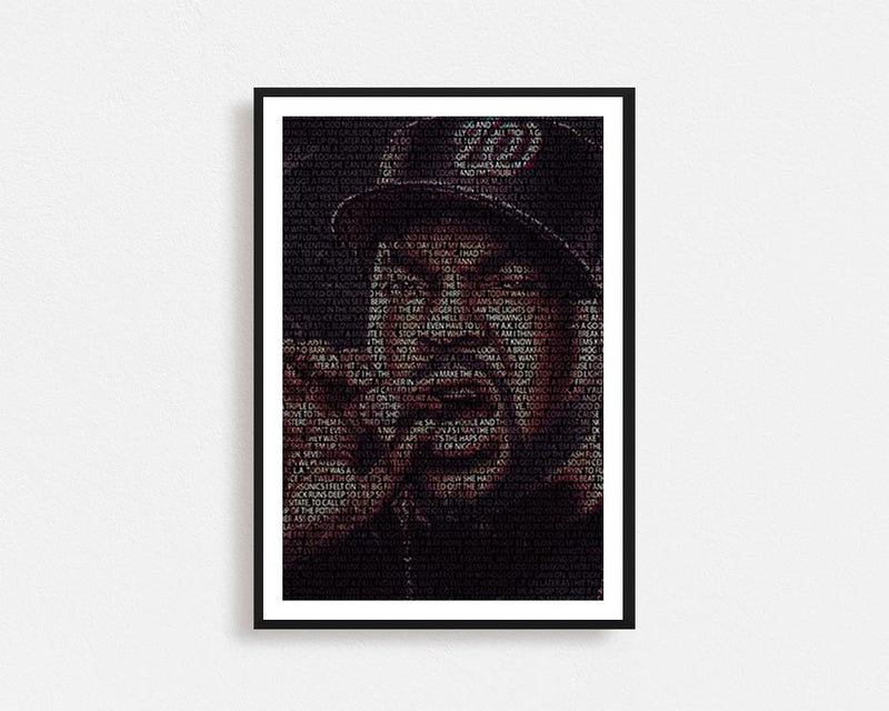 Ice Cube Typography Frame