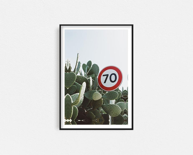 70 Speed Limit Sign