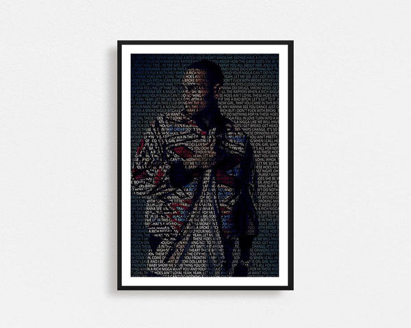 Chris Brown Typography Frame