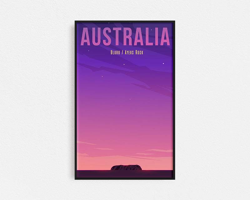 Travel Series - Australia Framed Wall Art