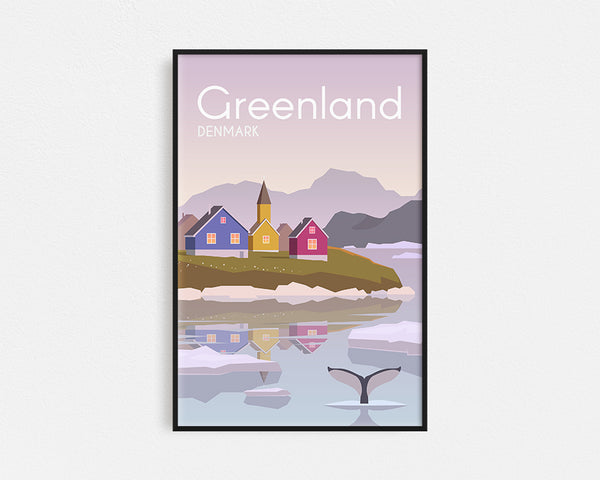 Travel Series - Greenland Framed Wall Art