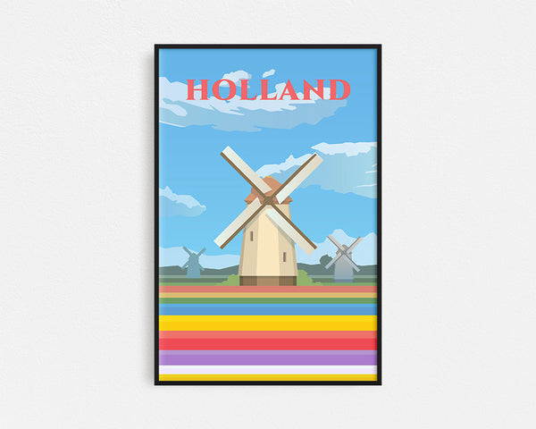 Travel Series - Holland Framed Wall Art