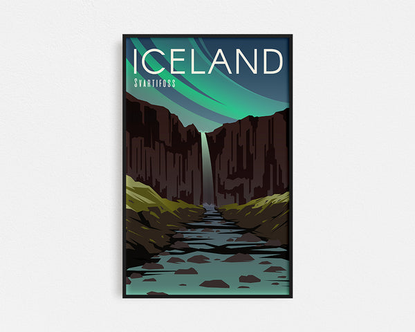 Travel Series - Iceland Framed Wall Art
